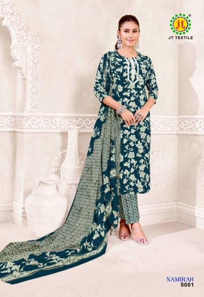Jt namirah vol-5 cotton dress material wholesale  - wholesale export